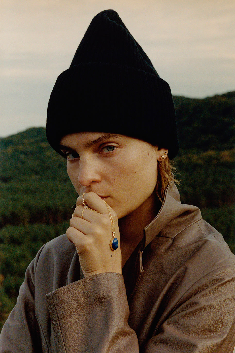 Blue Lilac Medallion