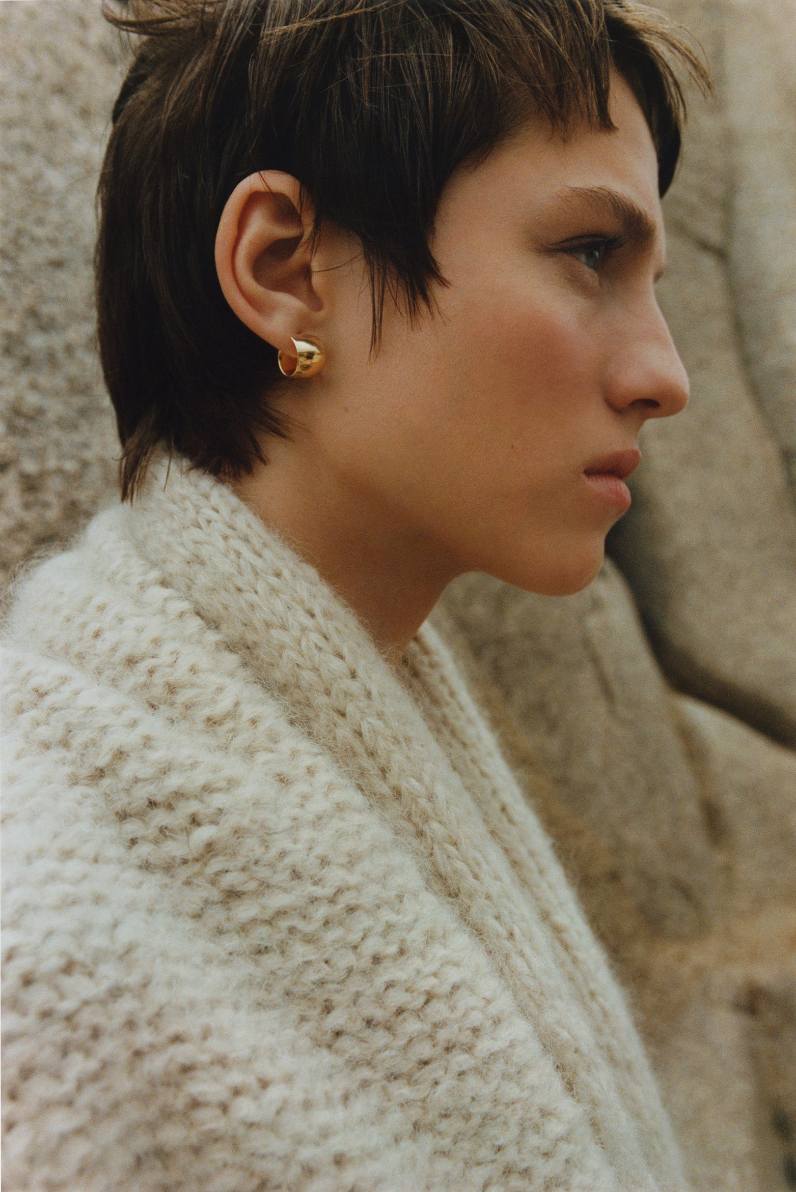 Mini Dahlia Earrings