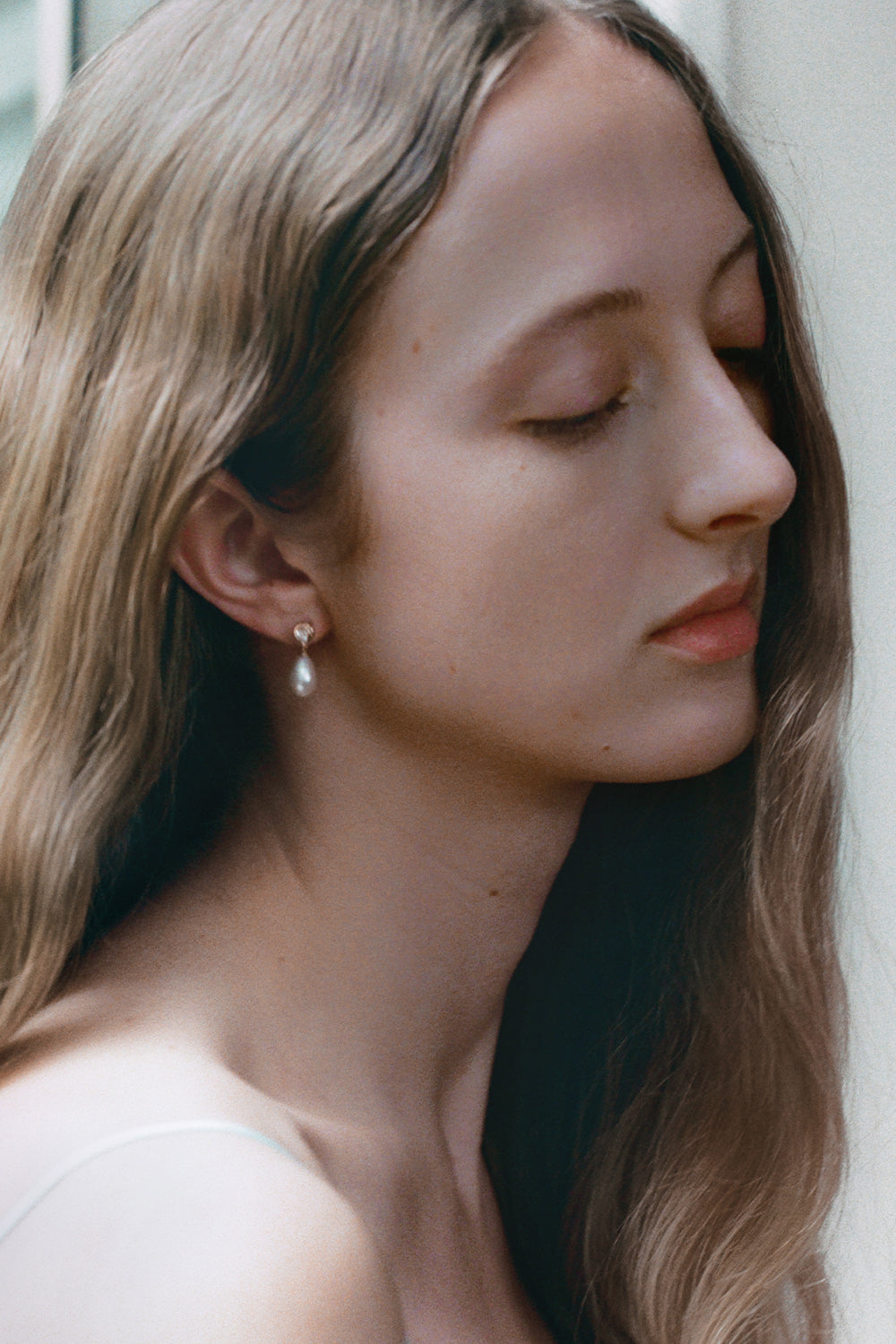 Pearl Bluebell Earrings