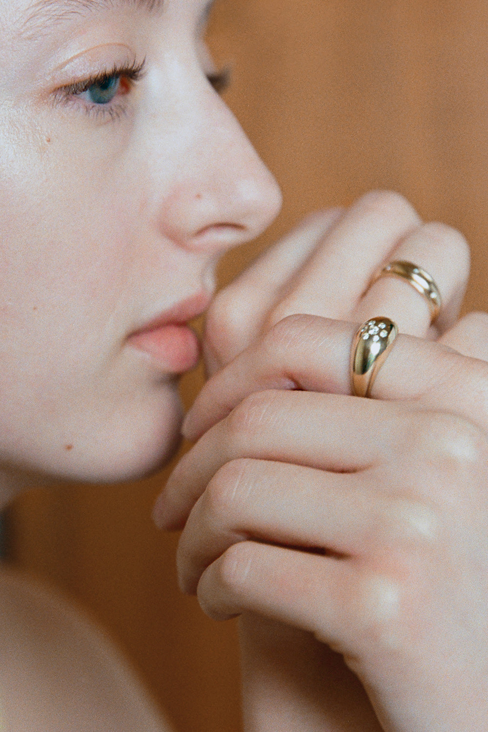 Blossom Diamond Signet
