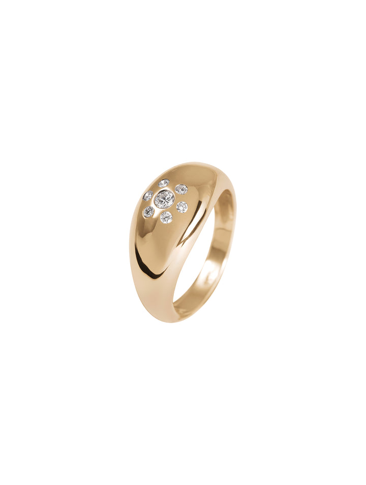 Blossom Diamond Signet